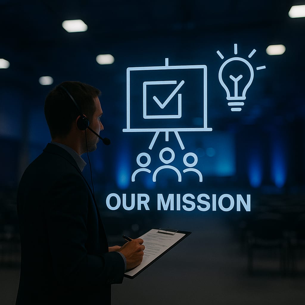 في Exclusive Idea، رسالتنا تتمثل في تقديم قيمة حقيقية لعملائنا من خلال تنظيم فعاليات استثنائية يتم تنفيذها باحترافية عالية، وخدمة متميزة، وتجربة سلسة منذ الفكرة وحتى آخر لحظة في الحدث. 
 نحن لا ننظم فعاليات فقط، نحن نبني تجارب تترك انطباعًا مميزا.